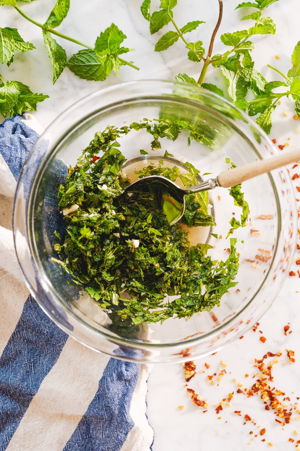 Mint Chimichurri – A Couple Cooks